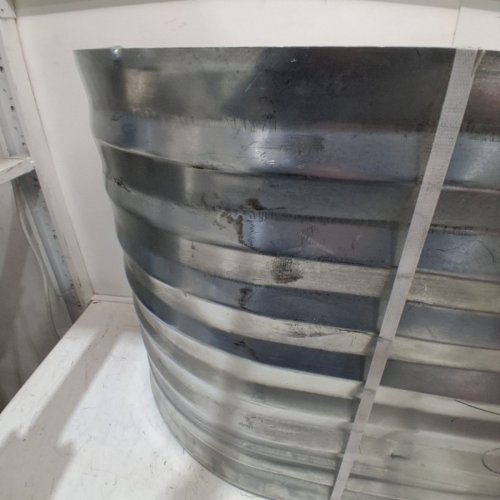 2PK STEEL STRAIGHT AREA WINDOW WELLS - 1FT 11" X 3FT 7" - SILVER STEEL image 3