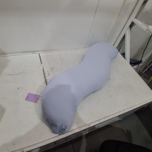 MELLOW SOFT BODY ALIGN COOLING PILLOW - 44" X 14" - BLUE image 2