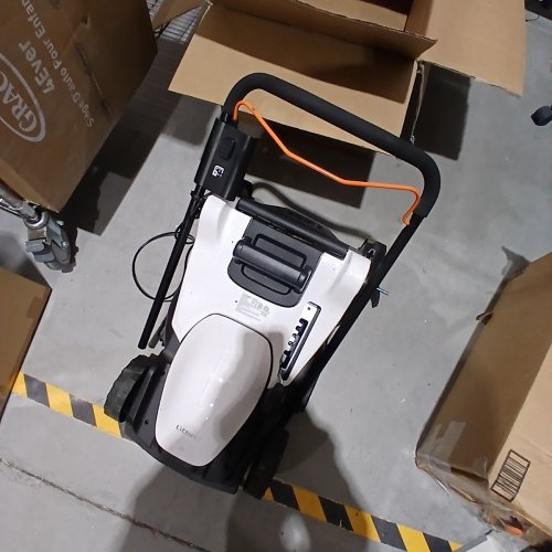 LITHELI CORDLESS LAWN MOWER WITH ADJUSTABLE HEIGHT 2X20V BATTERY- 16"- WHITE/BLACK - (MODEL: U20LM03-0A220/EGT010182) image 3