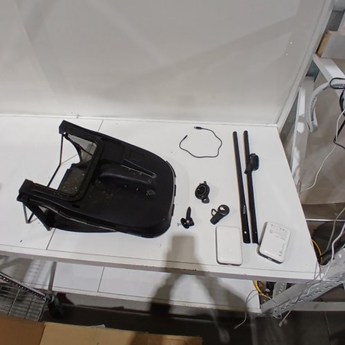 LITHELI CORDLESS LAWN MOWER WITH ADJUSTABLE HEIGHT 2X20V BATTERY- 16"- WHITE/BLACK - (MODEL: U20LM03-0A220/EGT010182) image 6
