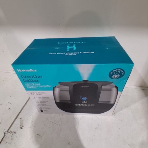 HOMEDICS TOP FILL WARM MIST MEDIUM ROOM TABLETOP HUMITIFIER - 587 SQ. FT. - BLACK (MODEL:WMTF355) image 2