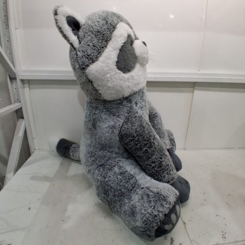 HUGFUN JUMBO PLUSH RACCOON STUFFED ANIMAL - 34.5" - GREY (MODEL: 1851455) image 3