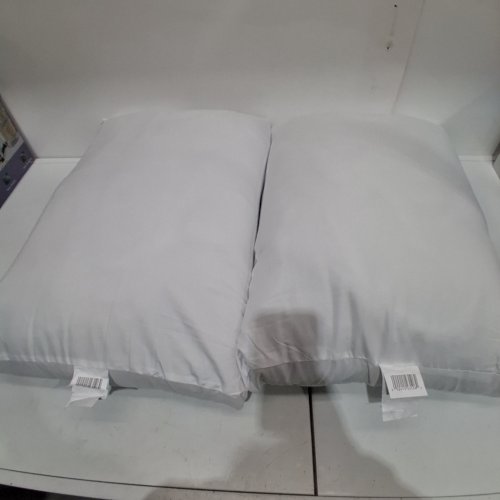 2PK MAINSTAY OVERSTUFFED PILLOWS - QUEEN - WHITE image 2