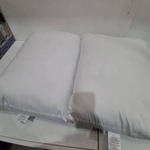 2PK MAINSTAY OVERSTUFFED PILLOWS - QUEEN - WHITE image 3
