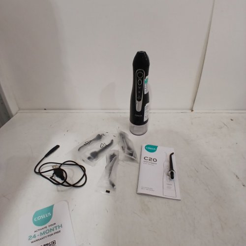COSLUS ORAL WATER IRRIGATOR WITH FIVE TIPS - 300ML TANK - BLACK (MODEL: C20) image 3