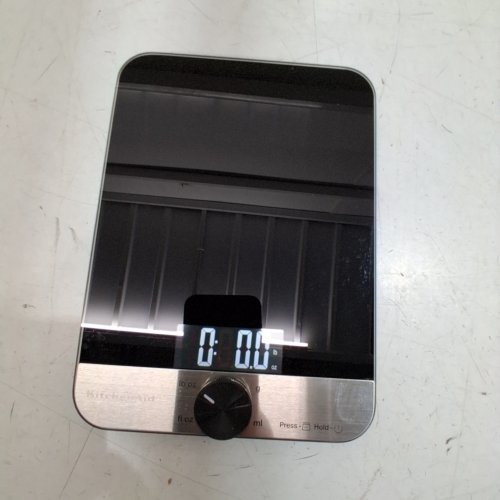 KITCHENAID GLASS SURFACE DIGITAL SCALE - 11LB CAPACITY - BLACK (MODEL: KQ908CAN) image 2