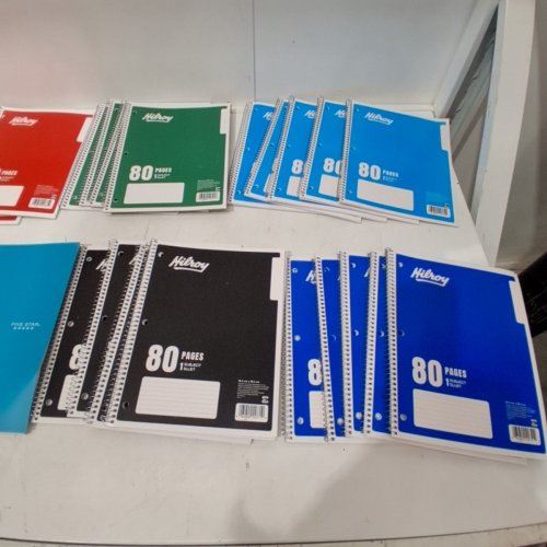 24PC ASSORTED NOTEBOOKS - VARIOUS PAGE COUNTS image 4