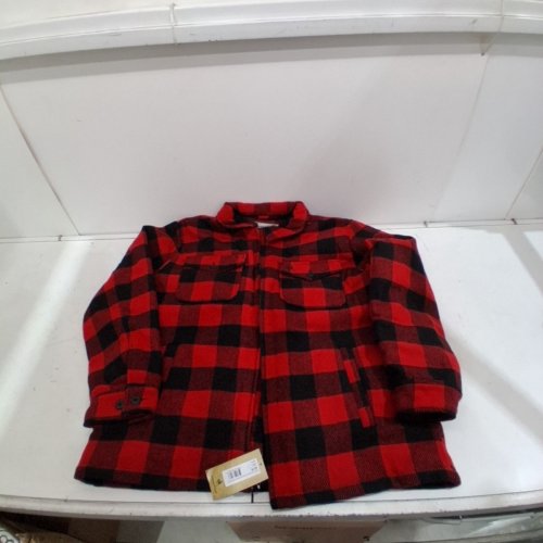 MEN'S LEGENDARY WHITETAILS OUTDOORSMAN PLAID HEAVYWEIGHT JACKET - 2XL - RED/BLACK (STYLE: ‎6319) image 2