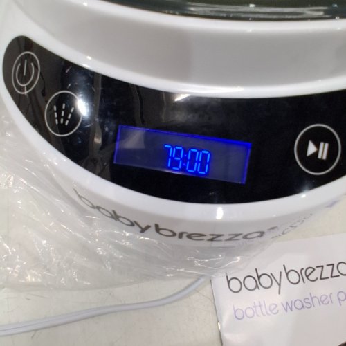 BABYBREZZA BOTTLE WASHER PRO 3-IN-1 WASHER/STERILIZER/DRYER - HOLDS 4 BOTTLES - BLACK/WHITE (MODEL: BRZ0103) image 2