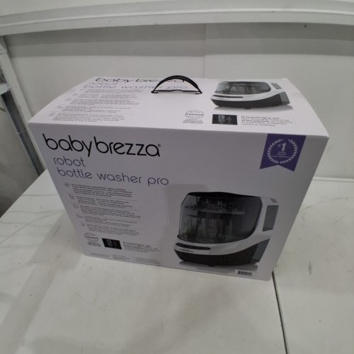 BABYBREZZA BOTTLE WASHER PRO 3-IN-1 WASHER/STERILIZER/DRYER - HOLDS 4 BOTTLES - BLACK/WHITE (MODEL: BRZ0103) image 6