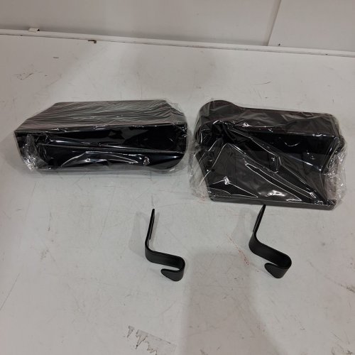 2PK MEIDONG AR SEAT GAP FILLER STORAGE ORGANIZER - UNIVERSAL FIT - BLACK/RED image 3