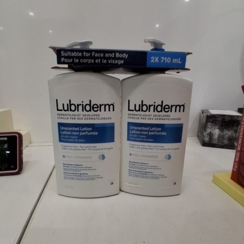 2PK LUBRIDERM + PRO-CERAMIDE UNSCENTED LOTION FOR ALL SKIN TYPES - 710ML/EACH image 2