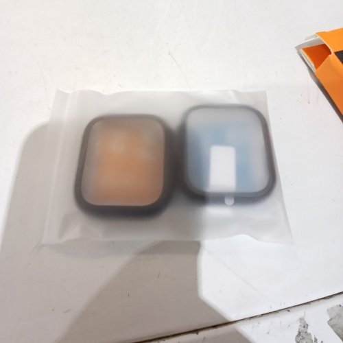 2PK LANGBOOM HARD CASES WITH SCREEN PROTECTOR - 45MM - FIT FOR SERIES 10 - BLACK image 2