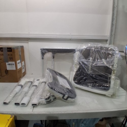 COCHILDOR 3 IN 1 FOLDABLE HIGH CHAIR - 37.8" X 28.74" X 19.29" - WHITE/GREY (MODEL: 8122) image 2
