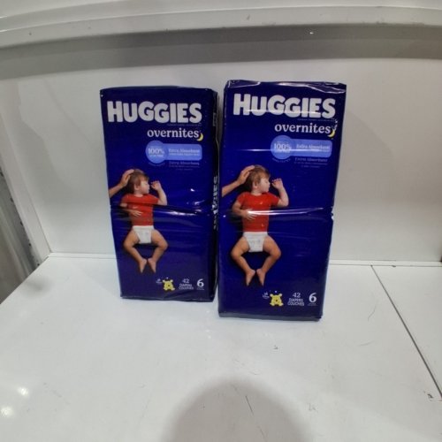 84PK HUGGIES OVERNITES diapers - SIZE 6 image 2