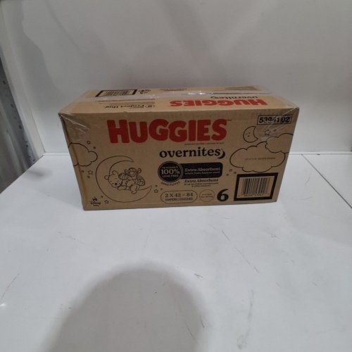 84PK HUGGIES OVERNITES diapers - SIZE 6 image 3