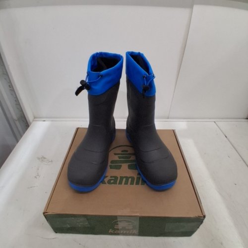 KID'S KAMIK SNOWBUSTER SNOW BOOTS - SIZE 6 - NAVY image 2