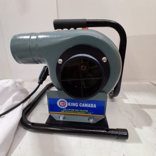 KING CANADA CORDED WIRED MINI DUST COLLECTOR - 3/4 HP - 590 CFM - (MODEL: KC-1101C) image 7