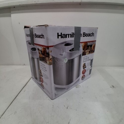 HAMILTON BEACH DIGITAL ELECTRIC BREAD MAKER MACHINE - ARTISAN AND GLUTEN FREE SETTINGS - 2LBS CAPACITY - 14 SETTINGS - WHITE/STAINLESS STEEL (MODEL: 29987MN) image 6