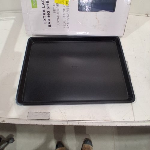 NUTRICHEF NON-STICK MEGA BAKE PAN WITH STYLISH METALLIC COATING - 22" X 16" (MODEL: NCLG1BD) image 2