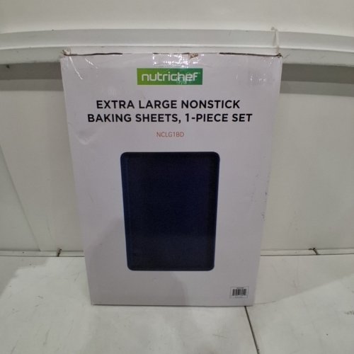 NUTRICHEF NON-STICK MEGA BAKE PAN WITH STYLISH METALLIC COATING - 22" X 16" (MODEL: NCLG1BD) image 3