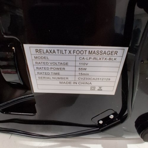 LIFEPRO SHIATSU KNEADING AND ROLLING MASSAGER WITH REMOTE - BLACK (MODEL: CA-LP-RLXTX-BLK) image 5