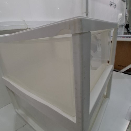 2PK IRIS EXTRA LARGE STACKABLE ORGANIZING PLASTIC STORAGE DRAWERS - 47QT EACH - WHITE (MODEL: MSD-4) image 5