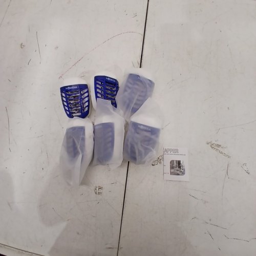 6PK MOSKILA BUG ZAPPER SET - NO CHEMICALS & EASY TO CLEAN - KIDS AND PET SAFE -BLUE/WHITE image 3