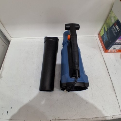 SENIX CORDED HEAVY DUTY ELECTRIC LEAF BLOWER - 120V - BLUE/BLACK (MODEL: BLAE12-M) image 3