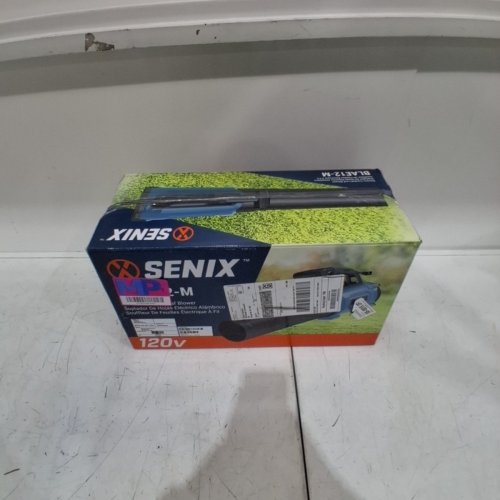 SENIX CORDED HEAVY DUTY ELECTRIC LEAF BLOWER - 120V - BLUE/BLACK (MODEL: BLAE12-M) image 5