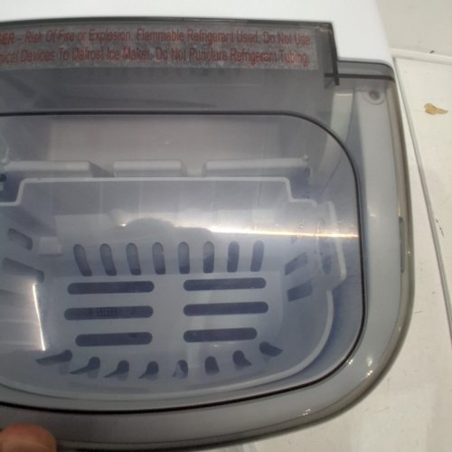 EUHOMY AUTO-CLEAN COUNTERTOP ICE CUBE MAKER - MAKES 26LBS/DAY - WHITE (MODEL: IM-06B) image 4