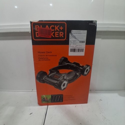 BLACK+DECKER LAWN MOWER REMOVABLE DECK FOR STRING TRIMMER - FITS 12" TRIMMER - BLACK (MODEL: MTD100) image 5