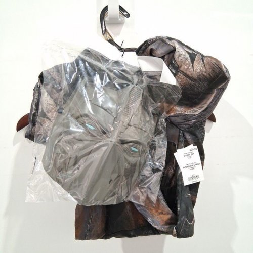 2PC BOY'S DISGUISE TRANSFORMERS OPTIMUS PRIMAL JUMPSUIT AND MASK COSTUME SET - SMALL (4-6) - BROWN / BLACK CAMOUFLAGE (STYLE: 128939 L)) image 3