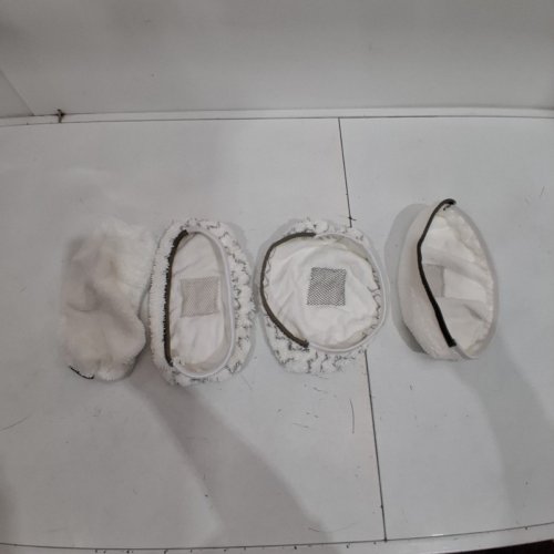 4PK WASHABLE MICROFIBER REPLACEMENT PADS FOR BISSELL POWERFRESH STEAM MOP 1940 1806 1544 - WHITE image 2