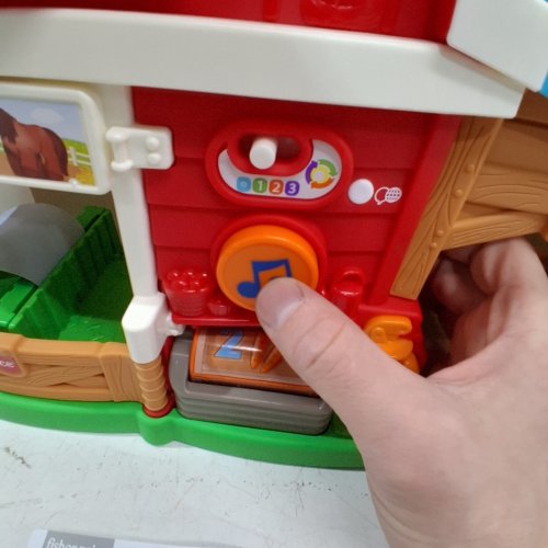 FISHER-PRICE LITTLE PEOPLE TODDLER TOY CARING FUN ANIMAL FARM PLAYSET - AGES 1+ - MULTI-COLOUR (MODEL: JNB87-9564) image 2