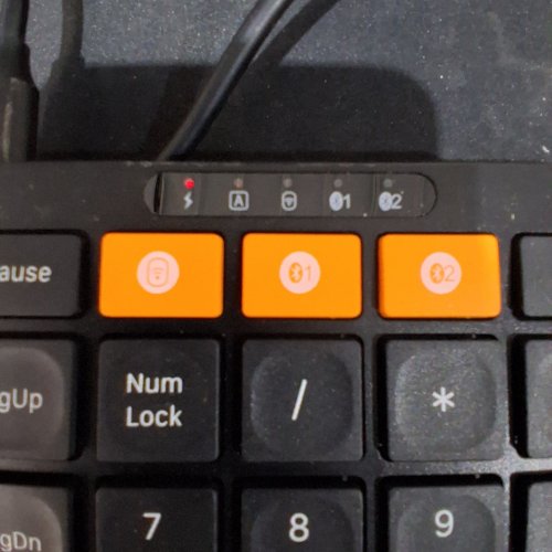 PROTOARC WIRELESS KEYBOARD & MOUSE - BLACK (MODEL: KM60) image 2