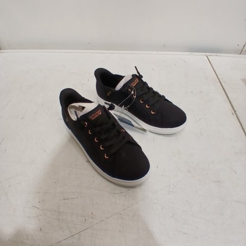 WOMEN'S SKECHERS SWIFT FIT MEMORY FOAM SNEAKERS SHOES - SIZE 8 - BLACK/BRASS (STYLE: 4888408 / 179228CS) image 3