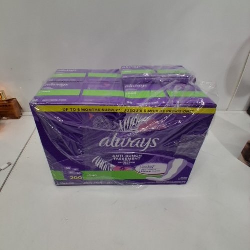 200PK ALWAYS LONG ANTI-BUNCH EXTRA PROTECTION DAILY LINERS image 2