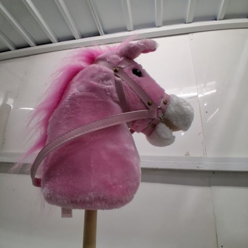 BPS KIDS PONY ON A STICK WITH SOUND - 36" - PINK image 3