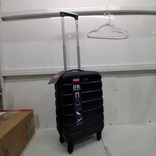 WRANGLER HARDSIDE SPINNER LUGGAGE CARRY-ON - 22" - BLACK (MODEL: WR-87720-001) image 2