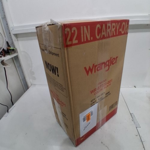 WRANGLER HARDSIDE SPINNER LUGGAGE CARRY-ON - 22" - BLACK (MODEL: WR-87720-001) image 4