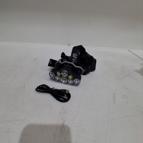 VICTOPER WATERPROOF SUPER BRIGHT RECHARGEABLE HEAD LIGHT - 18000 LM - BLACK / BLUE (MODEL: V8000) image 2
