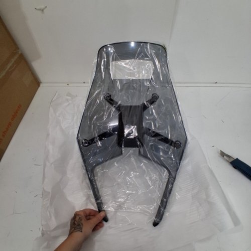 FOXWOLF ACRYLIC WINDSHIELD WIND DEFLECTOR WINDSCREEN FOR 2019-2022 390 790 890 ADVENTURE - SMOKEY GREY image 2