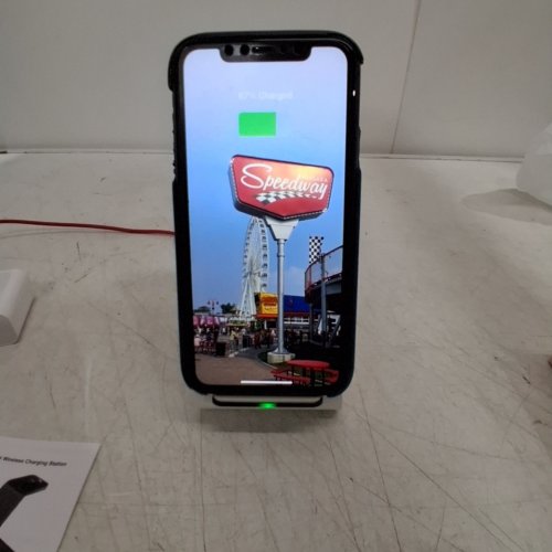 3-IN-1 WIRELESS CHARGING STATION FOR WATCH, PHONE & HEADPHONES - 3W / 10W / 5W MAX - WHITE image 2