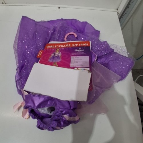 TODDLER GIRL DISGUISE TANGLED: RAPUNZEL COSTUME - SMALL (4/6) - PURPLE image 2
