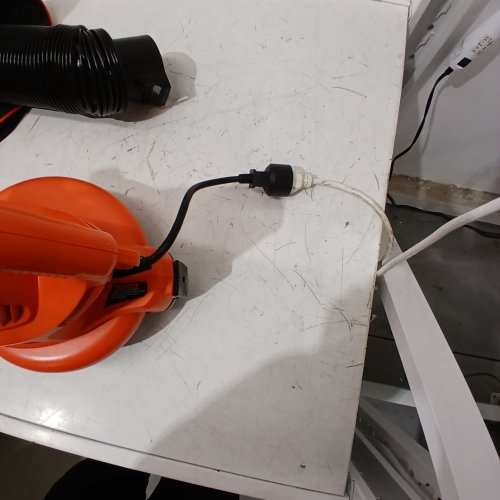 BLACK+DECKER 3-IN-1 VACPACK CORDED ELECTRIC LEAF BLOWER, VACUUM & MULCHER WITH BACKPACK BAG - 250MPH - 400CFM - BLACK/ORANGE (MODEL: BEBL7000) image 2
