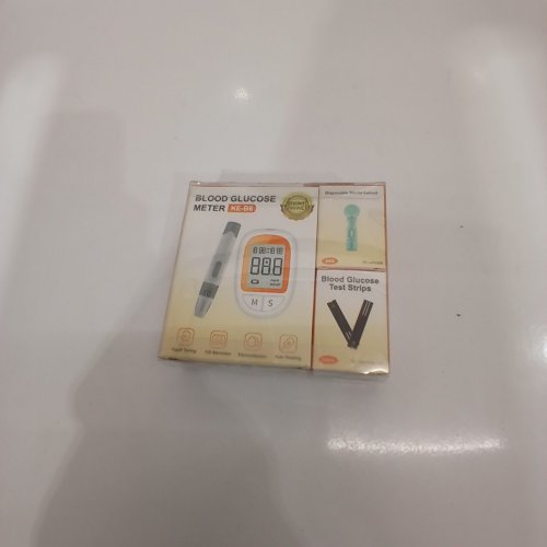DIABETES BLOOD GLUCOSE MONITOR KIT - WHITE/ORANGE (MODEL: KE-B6) image 2