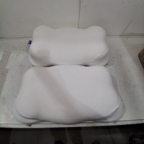 2PK MELLOW CLOUDALIGN COOLING COMFORT PILLOW - REGULAR - WHITE image 2