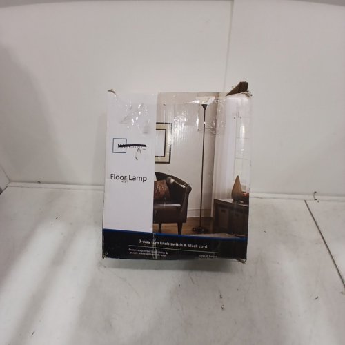 MAINSTAYS FLOOR LAMP - 71" - BLACK - (MODEL:JK1559BK) image 3
