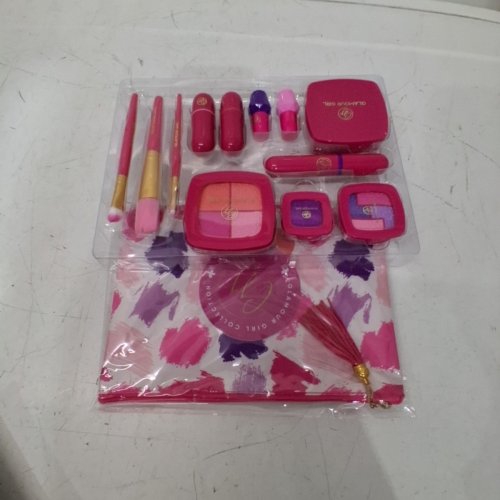 14PC GIRL MAKE IT UP GLAMOUR PRETEND PLAY MAKEUP SET - PINK image 2